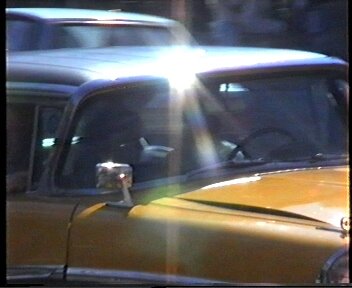 Amerikanisches Auto im Sonnenlicht in Rovaniemi