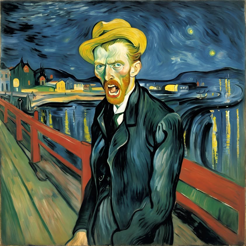 Van Gogh vor dem Schrei