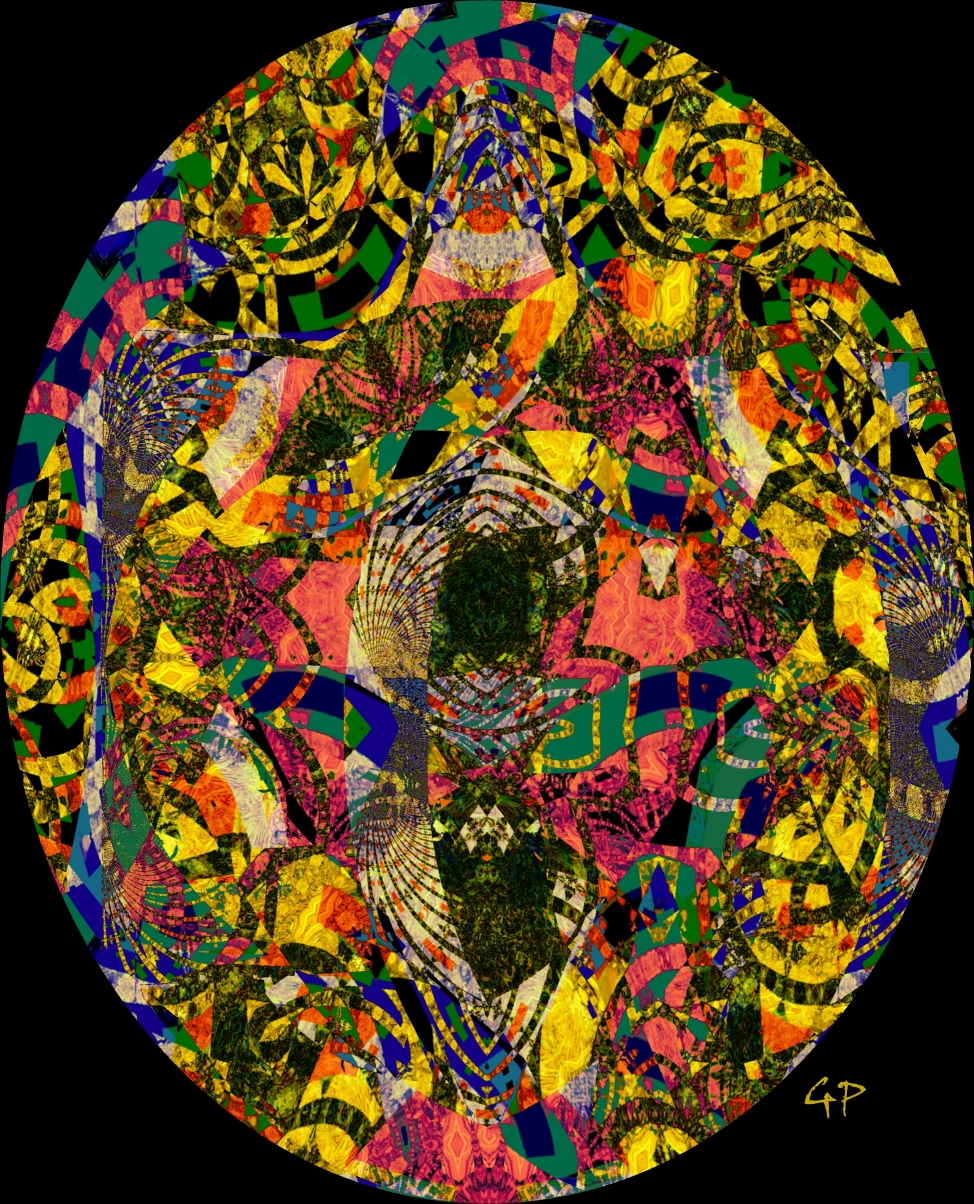 Klimteskes Muster und Ornament
