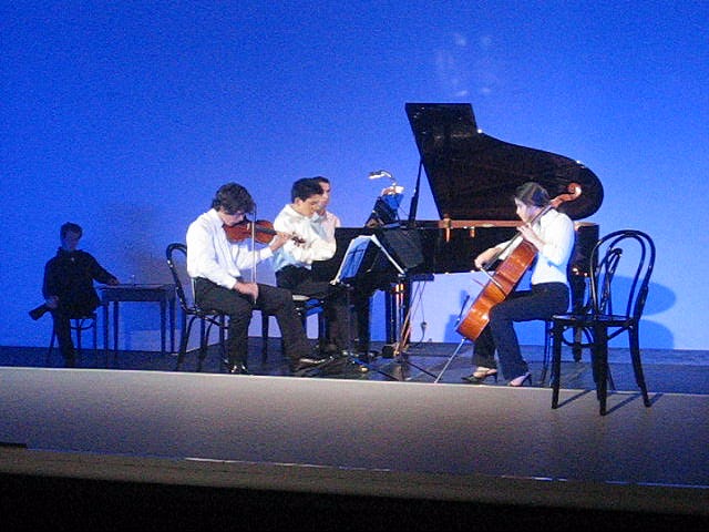 Lucas Brunnert, Toni Ming Geiger und Anna Ostendorf als Trio Verano, 2005