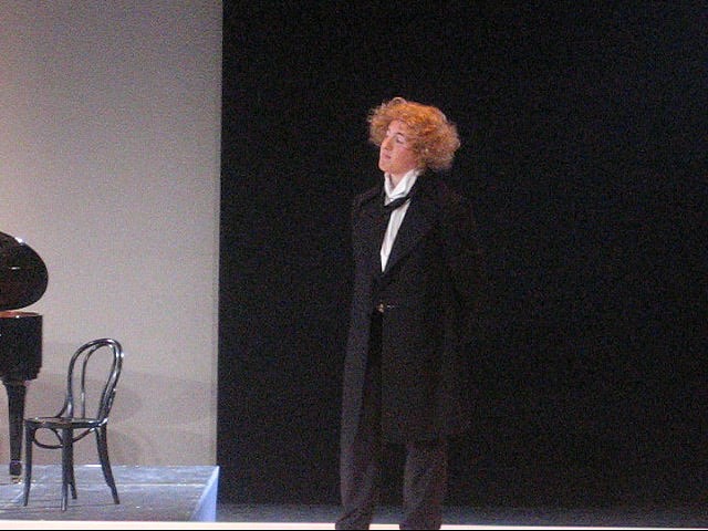 Dominik Söns als Beethoven, „Beethoven und Schiller“, 2005