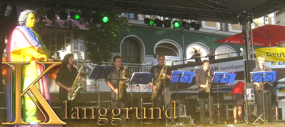 Bonner Saxophon-Ensemble bei „Klanggrund“, 2010
