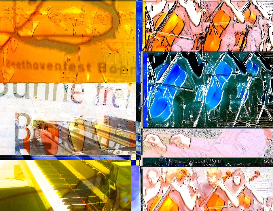 Bildcollage zum Eröffnungsfest „Bühne frei für Beethoven“, 2010