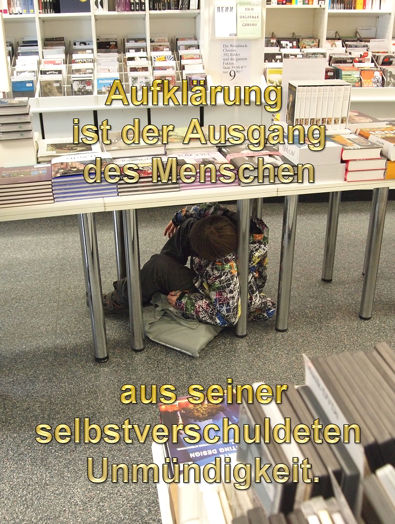 Textbild: Aufklärung – Welche Verantwortung würden Sie wählen?