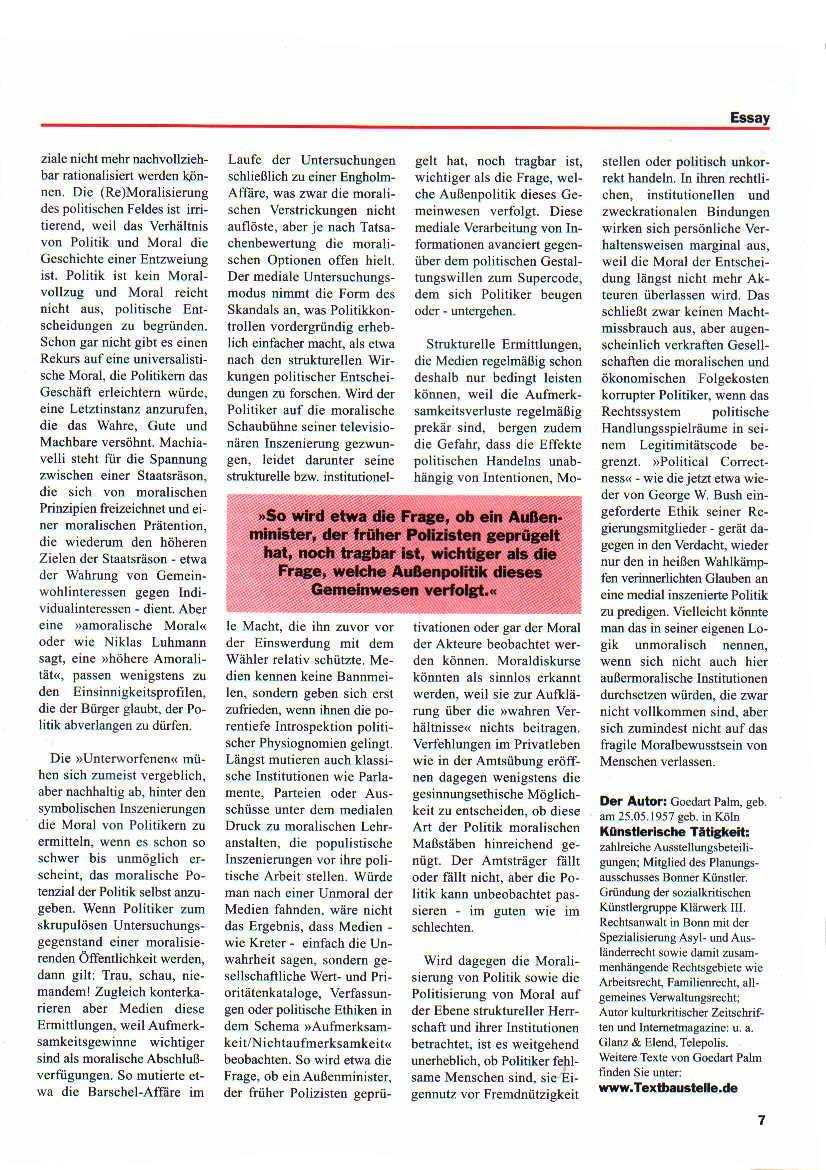 Originalscan des Essays, Seite 2