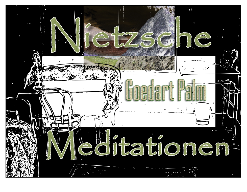 Bildarbeit von Goedart Palm mit Nietzsches Zimmer, dem Stein von Silvaplana und Engadiner Motiven